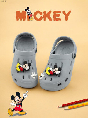 Disney By Yellow Bee Boys Sling Back Clogs(Grey , 7.5-8 Years)