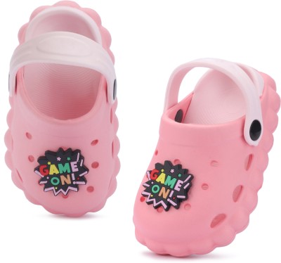 GLJ CLASSMATE Boys & Girls Sling Back Clogs(Pink , 1.5 - 2 Years)