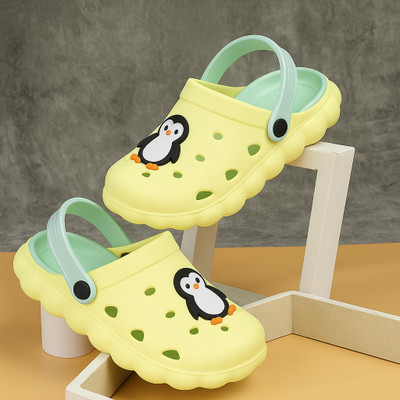 FASMANIA Boys & Girls Slip-on Clogs(Yellow , 4-4.5 YEARS)
