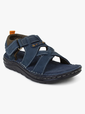 Mardi Gras Boys Velcro Flats(Blue , 6 To 12 Years)