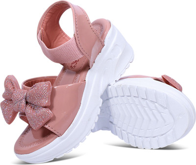 Mukunda Footwear Boys & Girls Velcro Wedges(Beige , 18 - 24 Months)