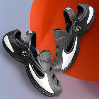 JONUX Men Clogs(Black , 8)