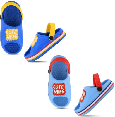 SMARTOTS Boys Sling Back Clogs(Multicolor , 3.5-4 Years)