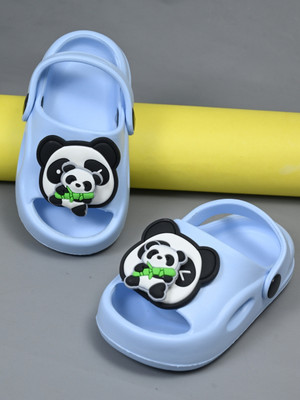 Yellow Bee Boys Sling Back Flats(Blue , 2.5-3 Years)