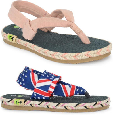 Fresh1947Feet Girls Slip-on Flats(Beige ,)