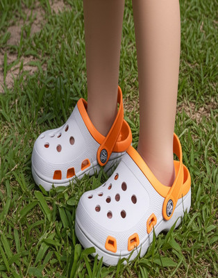 ABLESTEP Boys Slip-on Clogs(Grey , 7.5-8 Year)