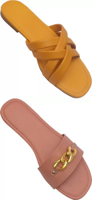 MARYAM Girls Slip-on Flats(Yellow , above 16 years)