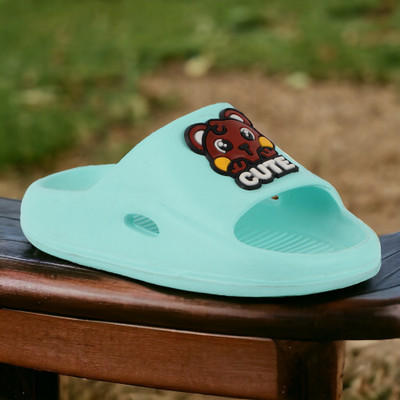 rotation Boys & Girls Slip-on Peep Toes(Blue , 3.5-4 YEARS)