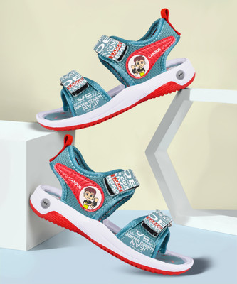 CAMPUS Ben 10 Boys Velcro Sports Sandals(Blue , 4 - 5 Years)