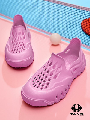 Hoppa Boys & Girls Slip-on Clogs(Pink , 1.5-2 Year)