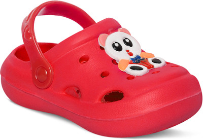 Trendmode Kung Fu Panda Boys Slip-on Clogs(Red , 6-7 Years)
