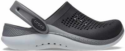 CROCS Boys & Girls Sling Back Clogs(Grey , 11-12 year)