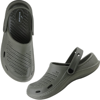 WELCOME Boys & Girls Slip-on Clogs(Grey , 9-10 Years)