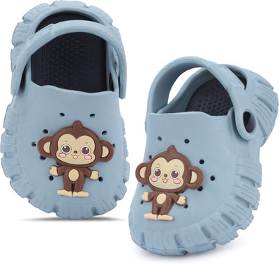 GLJ CLASSMATE Boys & Girls Sling Back Clogs(Blue , 6-7 Years)