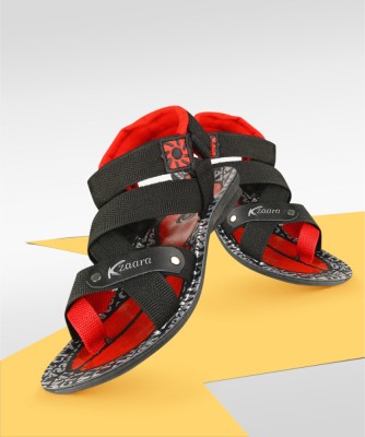 Kzaara Boys & Girls Velcro Sports Sandals(Red ,)