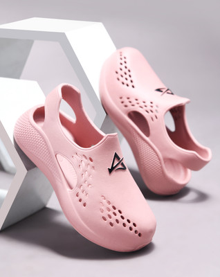 amaezo Boys & Girls Slip-on Clogs(Pink , 9-10 YEARS)