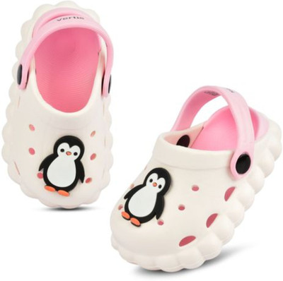 GLJ CLASSMATE Boys & Girls Sling Back Clogs(Cream , 6-7 Years)