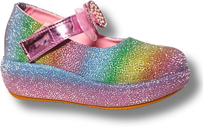 footpedia Girls Velcro Mary Janes(Multicolor , 2.5-3 YEARS)