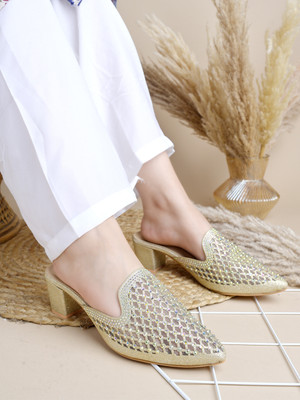 Stylestry Women Heels(Beige , 3)
