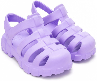 Hoppa Boys & Girls Slip-on Clogs(Purple , 2.5-3 Year)