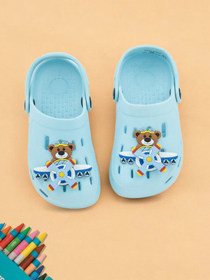 Miss & Chief Boys Sling Back Clogs(Blue , 9.5 - 10 Years)