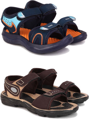 ABN Boys Slip-on Thong Sandals(Multicolor , 10 - 11 Years)