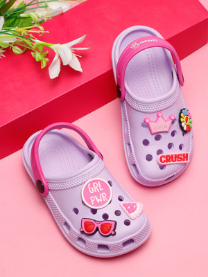 ONYC Girls Sling Back Clogs(Purple , 4.5-5 Years)