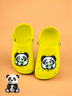 Yellow Bee Girls Slip-on Clogs(Yellow , 6-6.5Years)