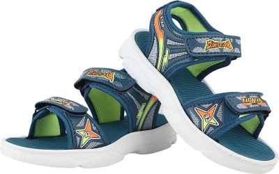 LEVOT Boys & Girls Velcro Sports Sandals(Blue , 3.5-4 Years)