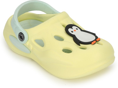 Truffle Collection Boys & Girls Slip-on Clogs(Yellow , 6-7 Years)