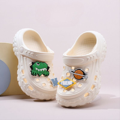 RICHMEN Boys & Girls Slip-on Clogs(White , 18 to 24 Months)