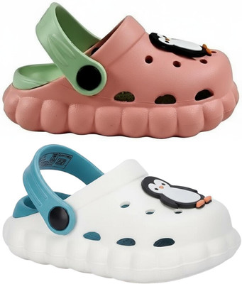 FEETPER Boys & Girls Slip-on Sports Sandals(Pink , 3-3.5 Years)