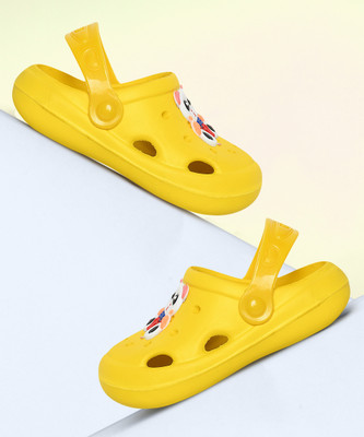 Trendmode Kung Fu Panda Boys & Girls Sling Back Clogs(Yellow , 2 .5 to 3 year)