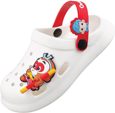 WALKAROO Boys & Girls Slip-on Clogs(White , 6.5 - 7)