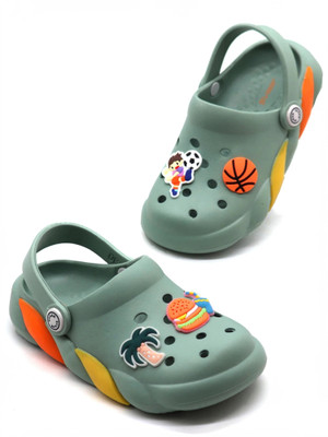 Svaar Boys & Girls Sling Back Clogs(Green , 12 - 18 Months)