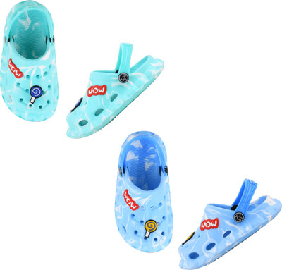 SMARTOTS Boys & Girls Sling Back Clogs(Multicolor , 5-5.5 Years)