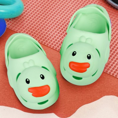 Baby Moo Boys Sling Back Clogs(Green , 9Y-10Y)