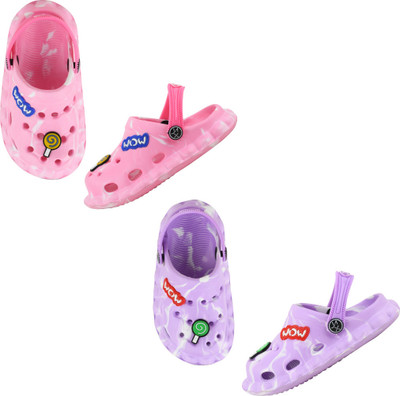 SMARTOTS Boys & Girls Sling Back Clogs(Multicolor , 3.5-4 Years)