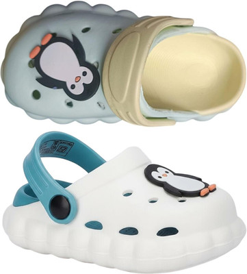 FEETPER Boys & Girls Slip-on Sports Sandals(Green , 2-2.5 Years)