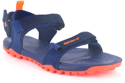 Sparx Men Casual(Navy, Orange , 7)