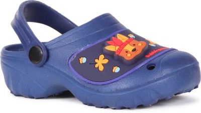 Bubblegummers Boys Sling Back Clogs(Blue , 12 - 13 Years)