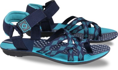 Fabbmate Boys Velcro Sports Sandals(Blue , 9-10 Years)