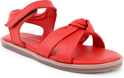 Mardi Gras Girls Velcro Flats(Red , 2 - 3 Years)