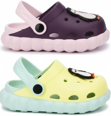 FEETPER Boys & Girls Slip-on Sports Sandals(Purple , 2.5-3 Years)