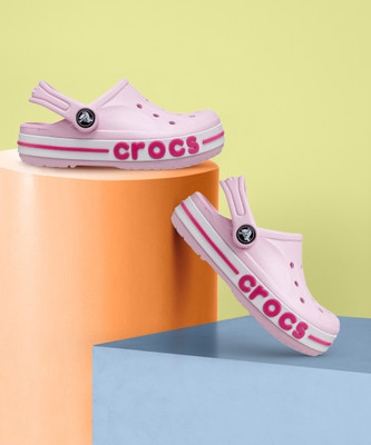 CROCS Boys & Girls Sling Back Clogs(Pink , 3.5 year)