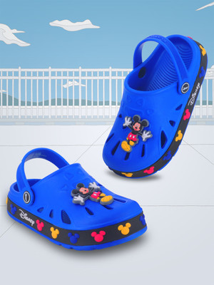 FLITE Mickey Boys Slip-on Clogs(Blue , 16 Years and Above)