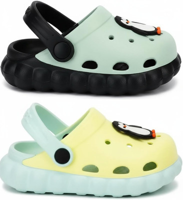 FEETPER Boys & Girls Slip-on Sports Sandals(Blue , 6-9 Months)