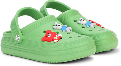 Aqualite Boys Slip-on Clogs(Green , 11 - 12 Years)