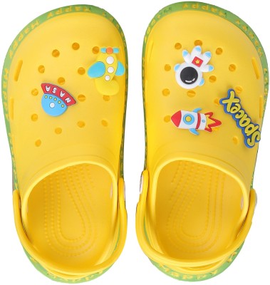 Cassiey Boys Sling Back Clogs(Yellow , 7 - 8 Years)