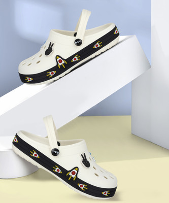 CAMPUS Boys & Girls Sling Back Clogs(White , 8 - 9 Years)